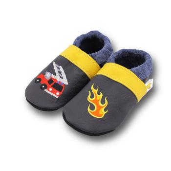 Lederpuschen Feuerwehr Flamme