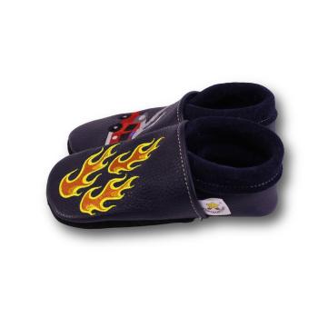 Lederpuschen Feuerwehr Flamme
