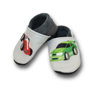 Krabbelschuhe Rennautos