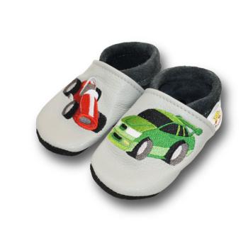 Krabbelschuhe Rennautos