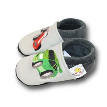 Krabbelschuhe Rennautos