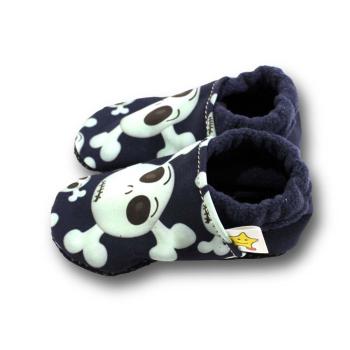 Vegane Kindergartenschuhe Totenkopf