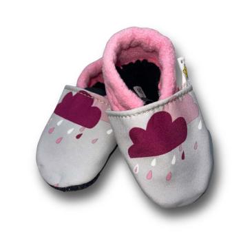 Vegane Lauflernschuhe Regenwolke rosa