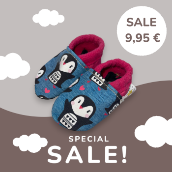 Vegane Krabbelschuhe PINGUIN