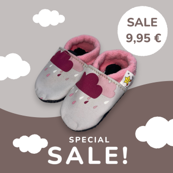 Vegane Krabbelschuhe WÖLKCHEN