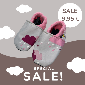 Vegane Krabbelschuhe WÖLKCHEN