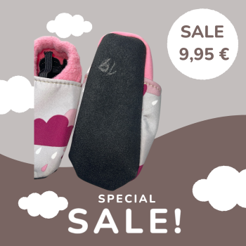 Preview: Vegane Krabbelschuhe WÖLKCHEN