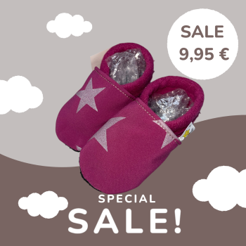 Vegane Krabbelschuhe STERN