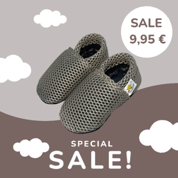 Vegane Netzgewebe Hausschuhe TAUPE