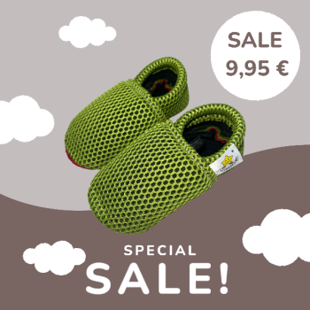 Vegane Netzgewebe Hausschuhe GRÜN