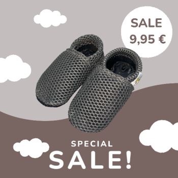 Vegane Netzgewebe Hausschuhe GRAU