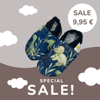 Vegane Krabbelschuhe DINO