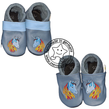 Lederpuschen Einhorn T740