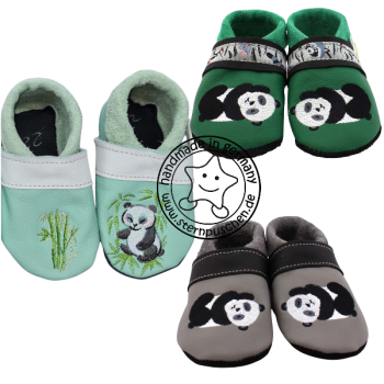 Lederpuschen Panda