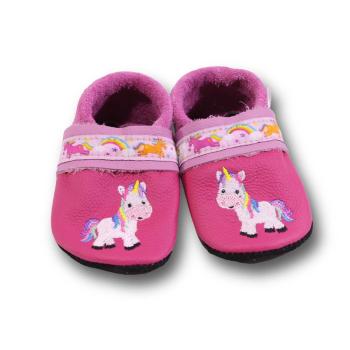 Lederpuschen Einhorn T403