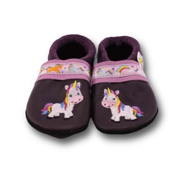 Lederpuschen Einhorn T403