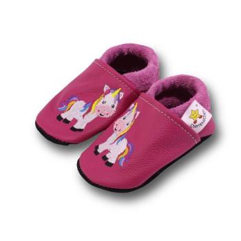 Lederpuschen Einhorn T403