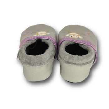 Krabbelschuhe Eule auf dem Ast