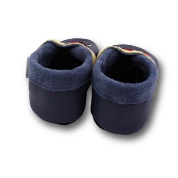 Lauflernschuhe Marienkäfer auf blau