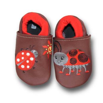 Lauflernschuhe Marienkäfer mit Softbündchen