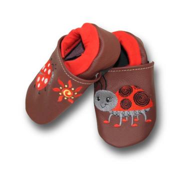 Lauflernschuhe Marienkäfer mit Softbündchen