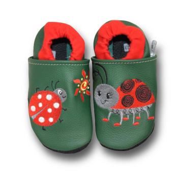 Lauflernschuhe Marienkäfer mit Softbündchen