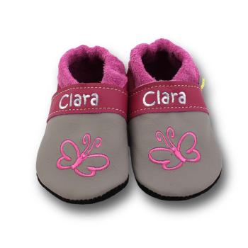 Lauflernschuhe Schmetterlings Kontur
