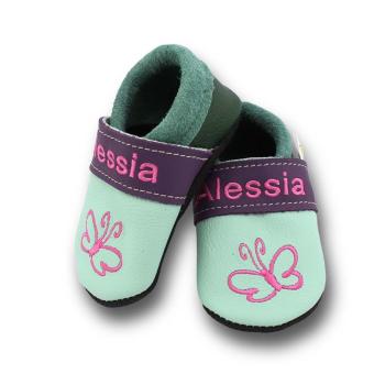 Lauflernschuhe Schmetterlings Kontur