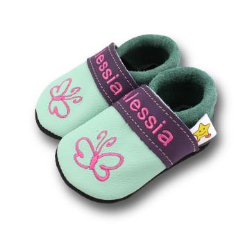 Lauflernschuhe Schmetterlings Kontur