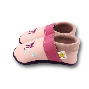 Krabbelschuhe Schmetterlingsborte