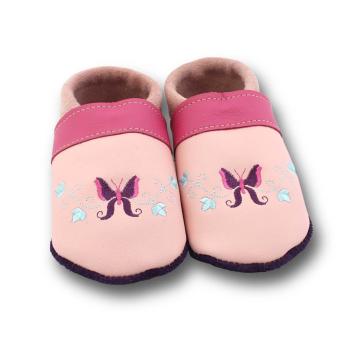 Krabbelschuhe Schmetterlingsborte