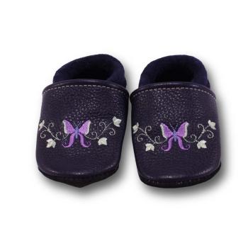 Krabbelschuhe Schmetterlingsborte