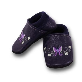 Krabbelschuhe Schmetterlingsborte