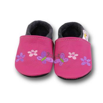 Krabbelschuhe Girl auf pink