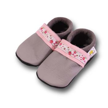 Barfußschuhe mit Webband Rosen
