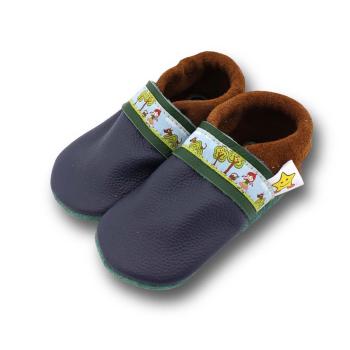 Babyschuhe mit Webband Rotkäpchen