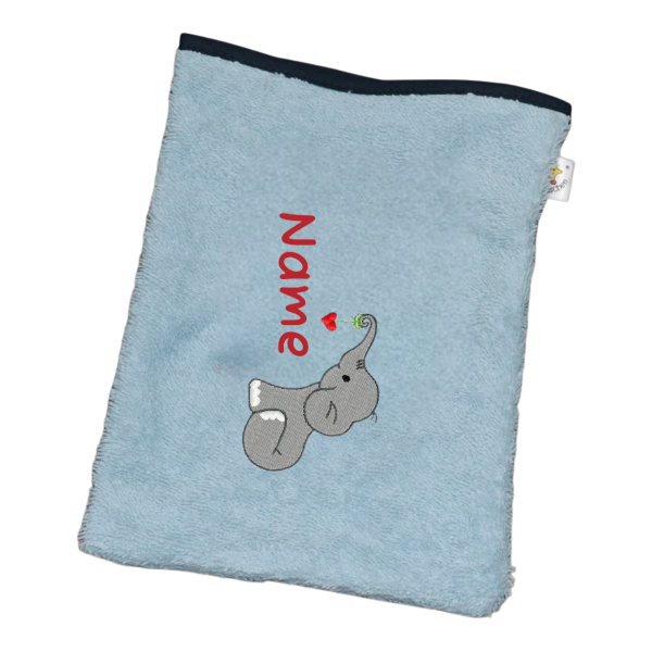 Elefant/Hellblau/Blau