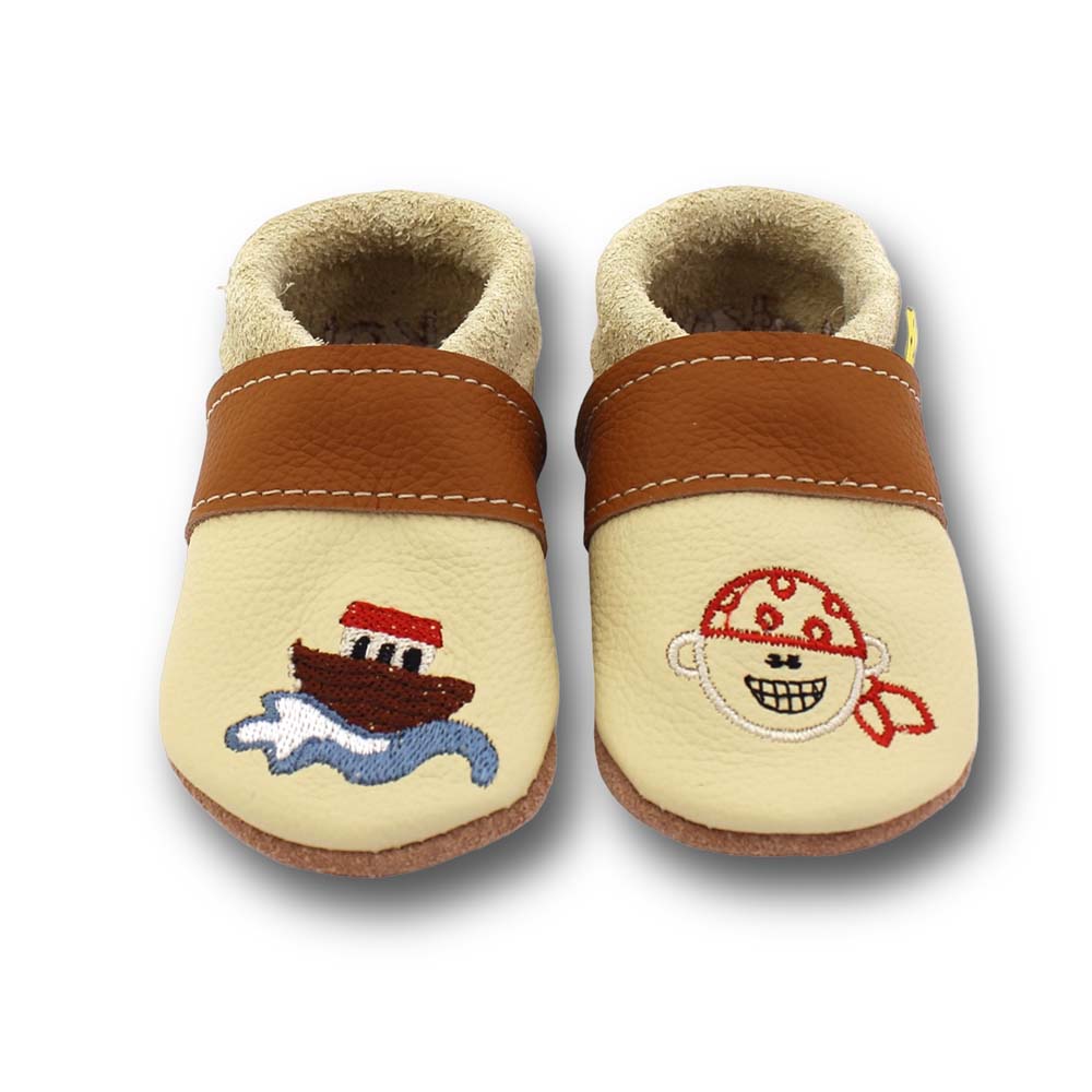 Name Lederband/Beige