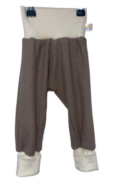 Checker Waffeljersey braun