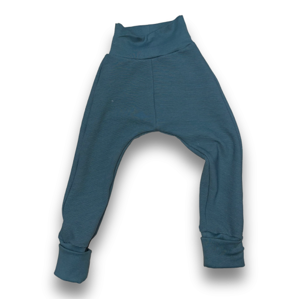 Checkerhose Rippen-Jersey blau