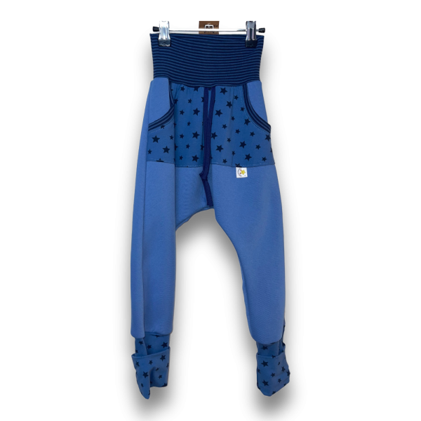 Checker mit Taschen Sterne blau