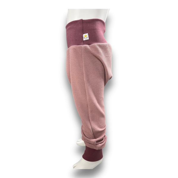 Pumphose Rippen-Jersey alt rosé Gr.68