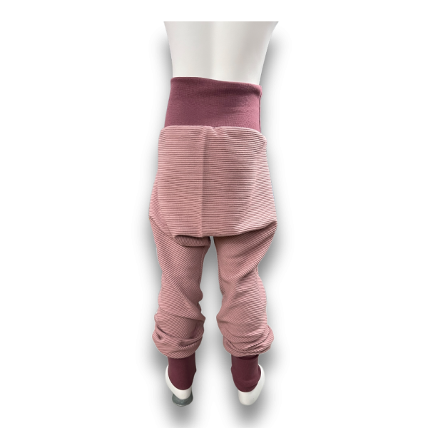 Pumphose Rippen-Jersey alt rosé Gr.68