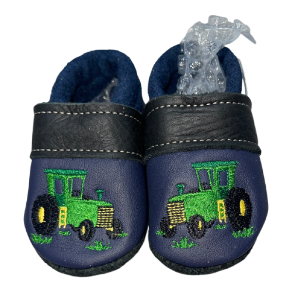 Lauflernschuhe Trecker auf dunkelblau