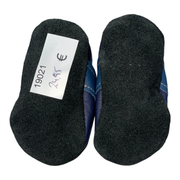 Lauflernschuhe Affe auf dunkelblau