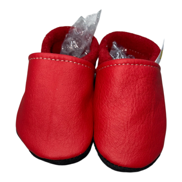 Lederschuhe rot