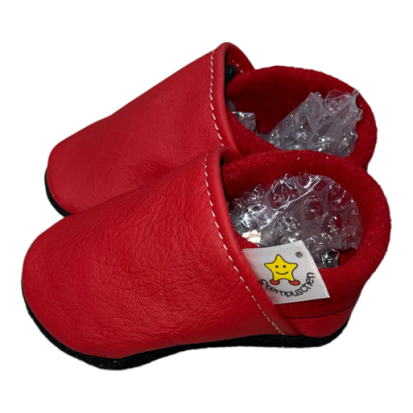 Lederschuhe rot