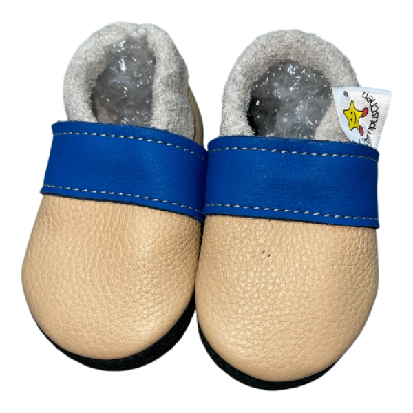 Krabbelschuhe in beige