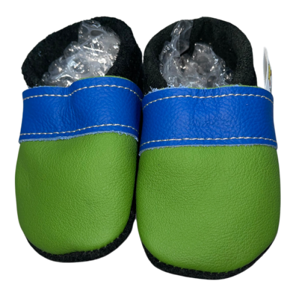 Lederschuhe in grün