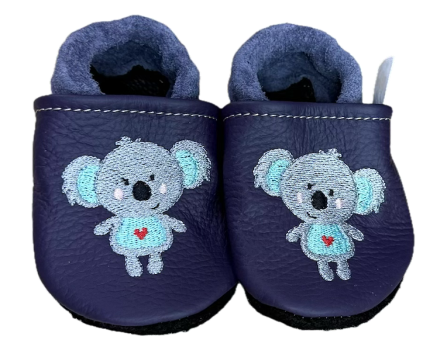 Lederpuschen Koala auf lila